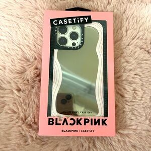 Black pink phone case